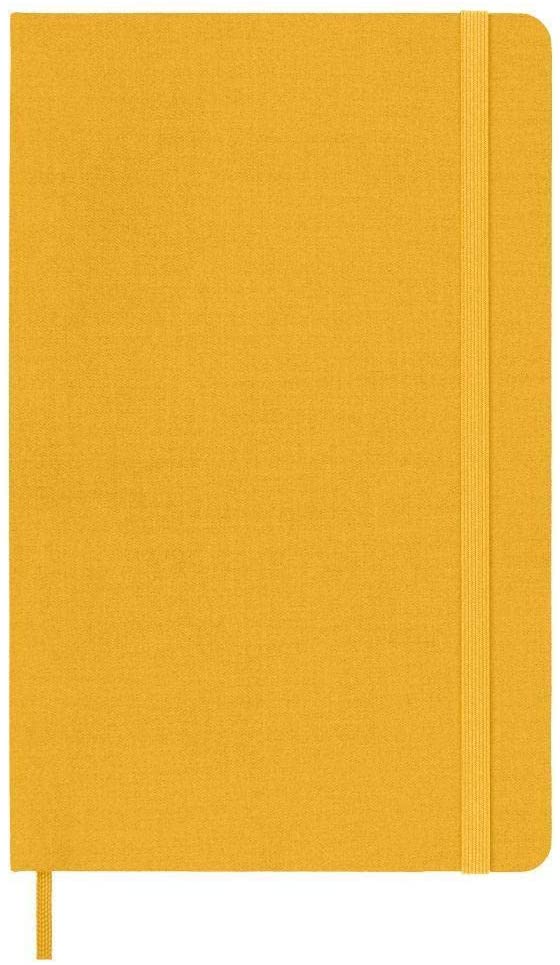 Carnet - Moleskine Classic - Large, Silk Hard Cover, Ruled - Orange Yellow | Moleskine - 6 | YEO