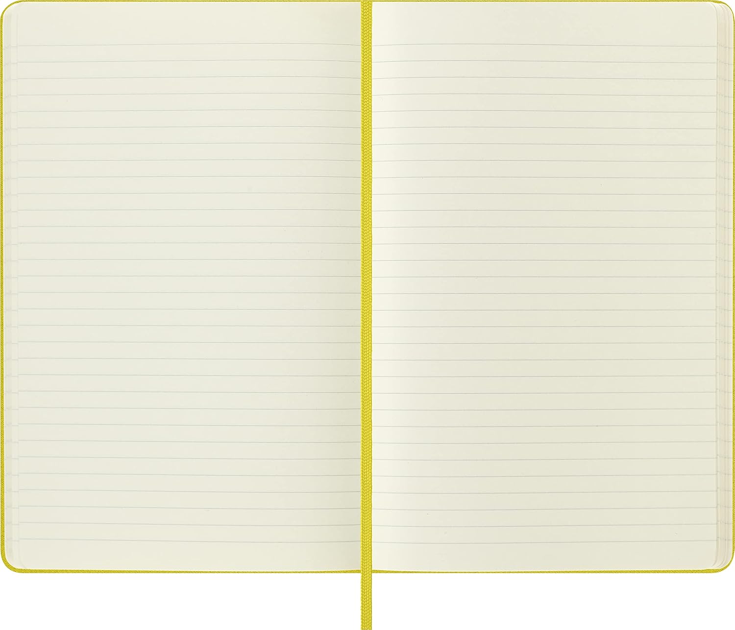 Carnet - Moleskine Classic - Large, Silk Hard Cover, Ruled - Hay Yellow | Moleskine - 2 | YEO