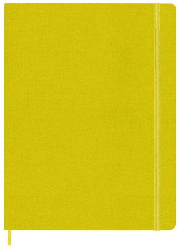 Carnet - Moleskine Classic - XL, Silk Hard Cover, Ruled - Hay Yellow | Moleskine image4