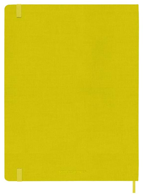 Carnet - Moleskine Classic - XL, Silk Hard Cover, Ruled - Hay Yellow | Moleskine - 4 | YEO