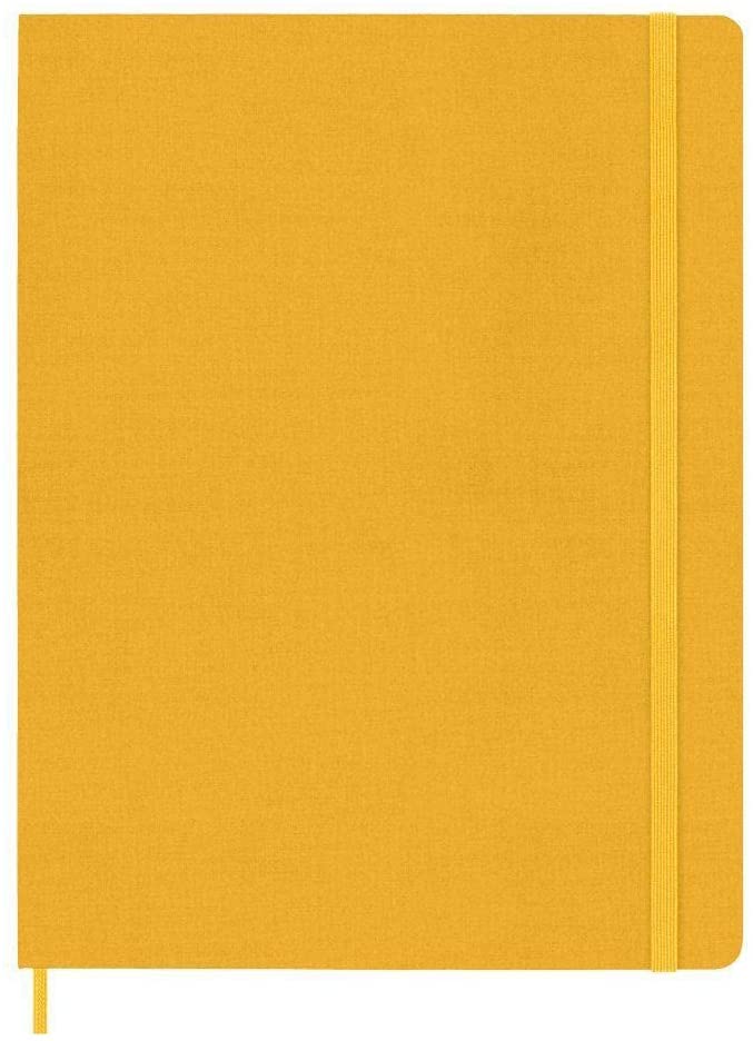 Carnet - Moleskine Classic - XL, Silk Hard Cover, Ruled - Orange Yellow | Moleskine - 6 | YEO