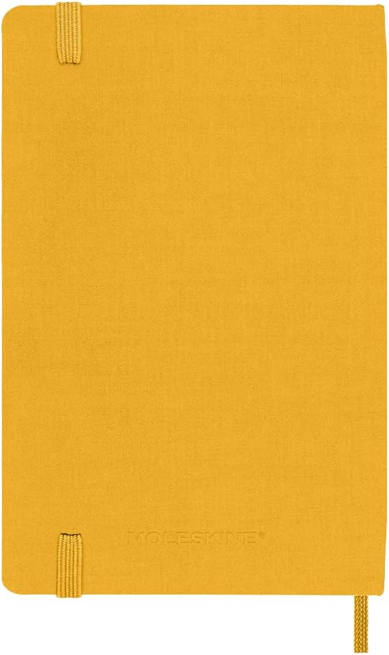 Carnet - Moleskine Classic - Pocket, Silk Hard Cover, Ruled - Orange Yellow | Moleskine