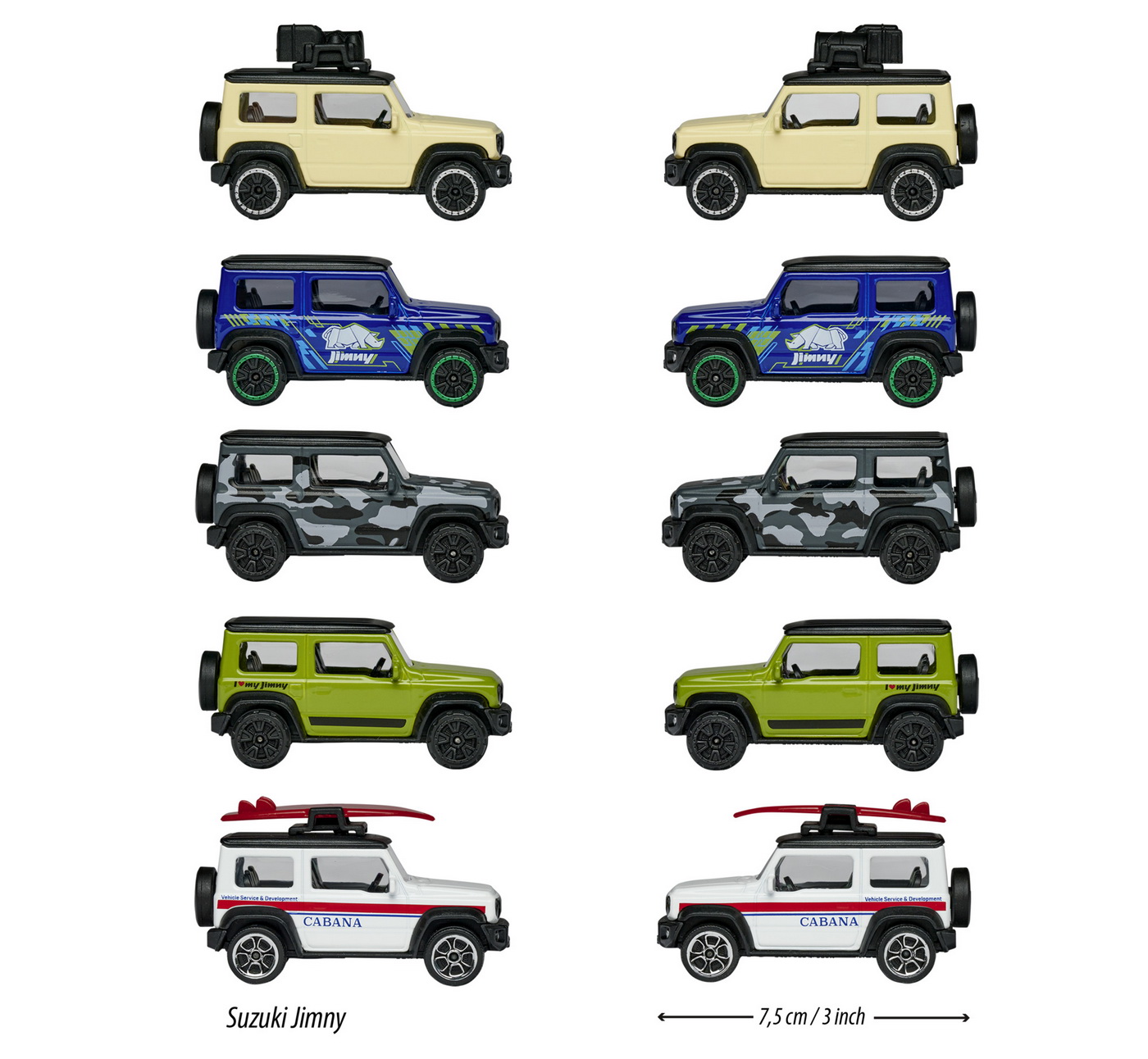 Set masinute - Suzuki Jimny | Majorette - 1 | YEO