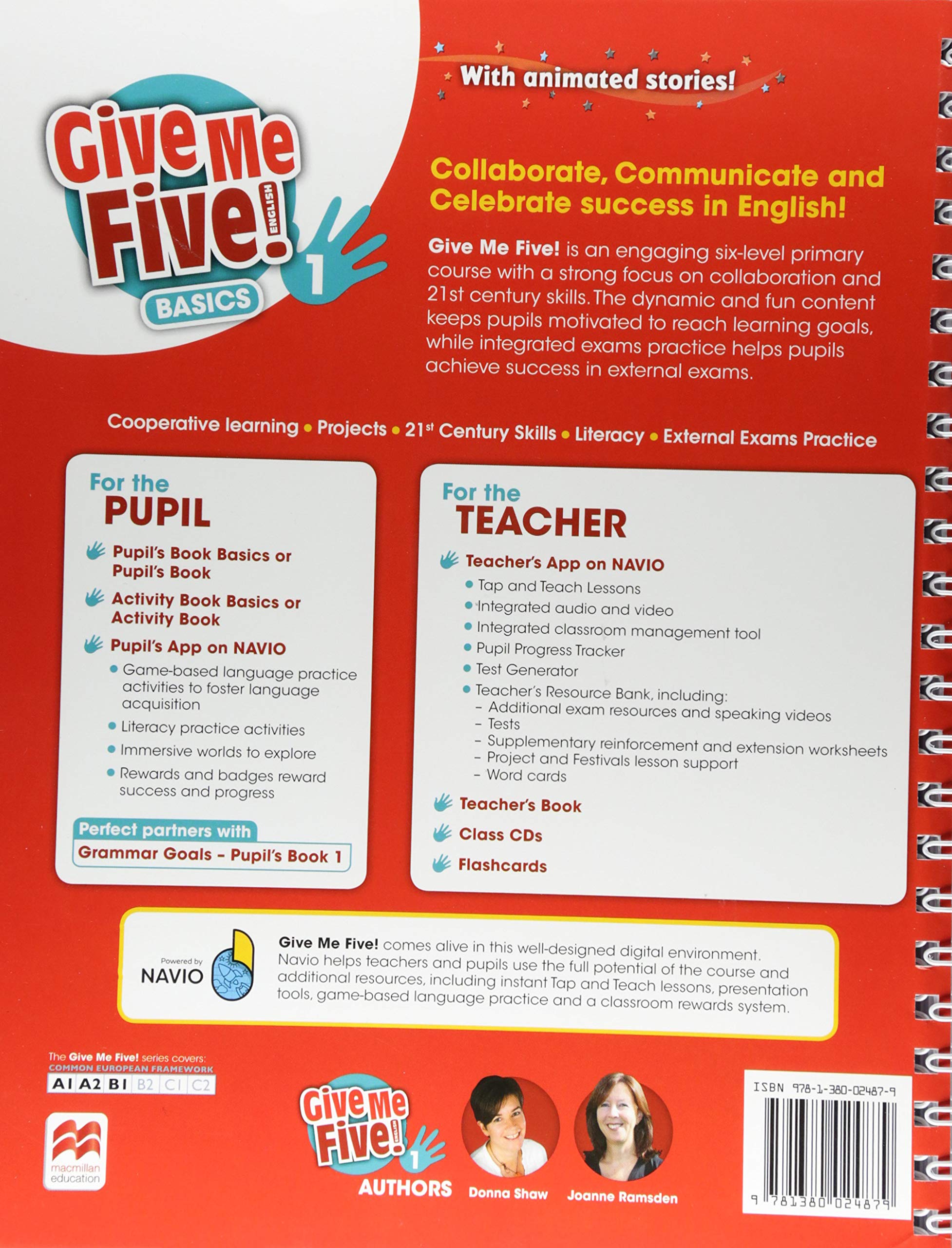 Give Me Five! Level 1 - Teacher\'s Book Pack | Donna Shaw, Joanne Ramsden, Rob Sved