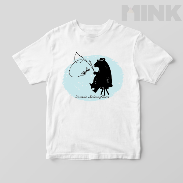 Tricou - Ursul la pescuit