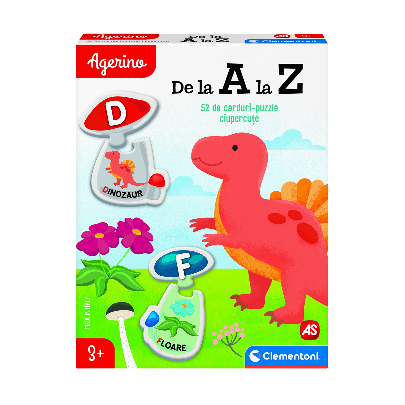 Puzzle educativ - Agerino - De la A la Z | Clementoni - 2