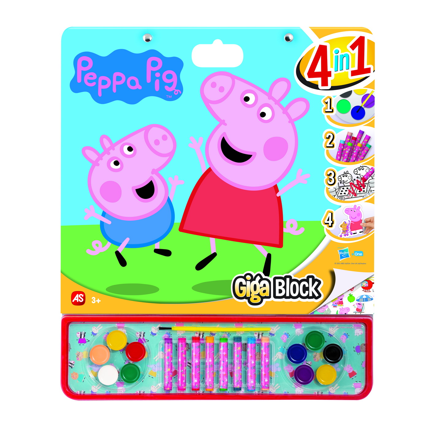 Set desen - Peppa Pig - Giga Block 4 in 1 | As - 3 | YEO