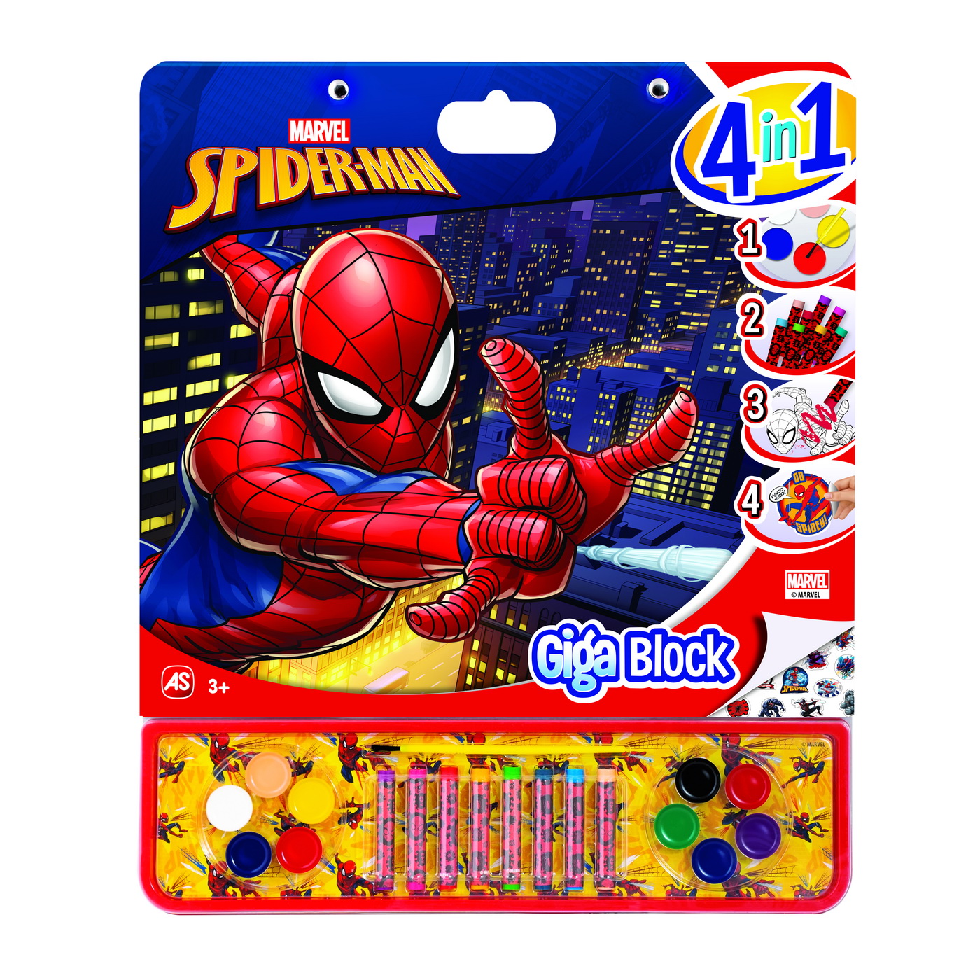 Set desen - Marvel Spider-Man - Giga Block 4 in 1 | As - 2 | YEO