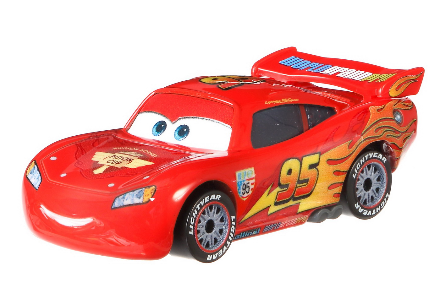 Masinuta - Disney Cars - Lightning McQueen With Racing Wheels | Mattel