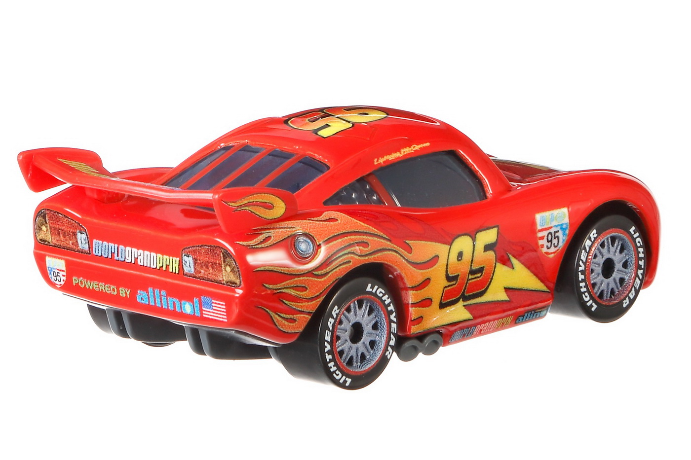 Masinuta - Disney Cars - Lightning McQueen With Racing Wheels | Mattel - 1 | YEO