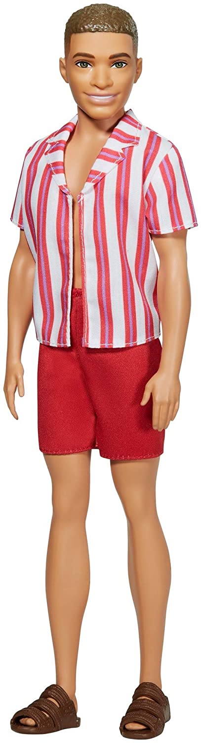 Papusa - Barbie - 60 Years Of Ken: Ken cu pantaloni rosii | Mattel