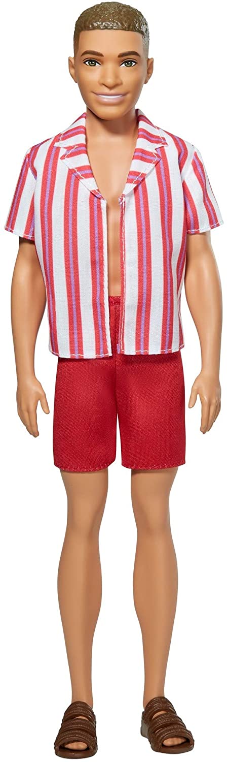 Papusa - Barbie - 60 Years Of Ken: Ken cu pantaloni rosii | Mattel - 3 | YEO