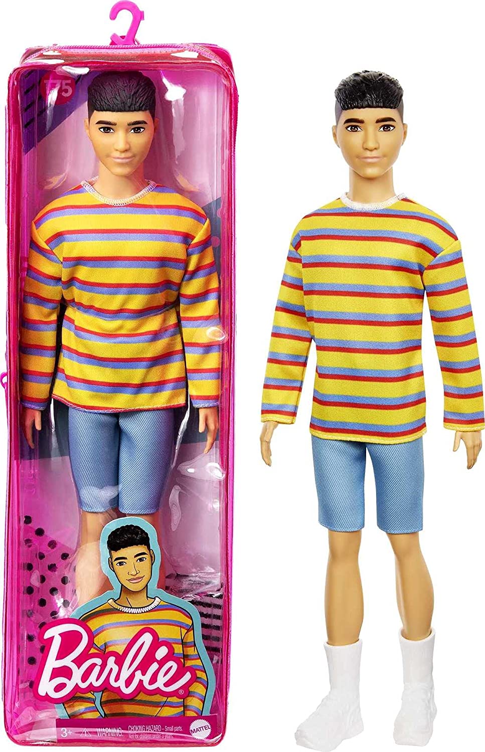 Papusa - Barbie Fashionistas - Ken cu pulover supradimensionat | Mattel