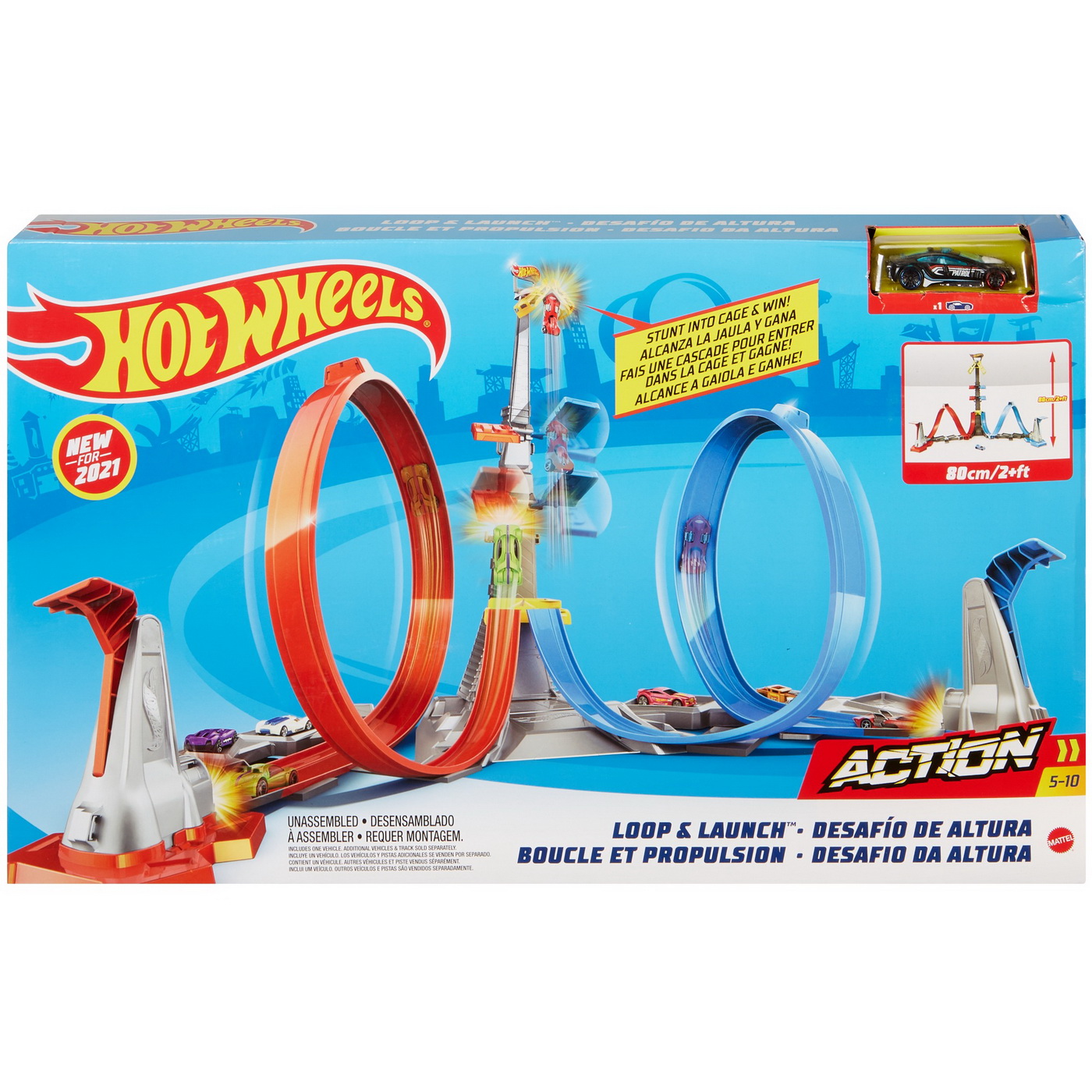 Set de joaca Hot Wheels Action - Pista Campionilor, Loop & Launch | HOT WHEELS - Action - 3 | YEO