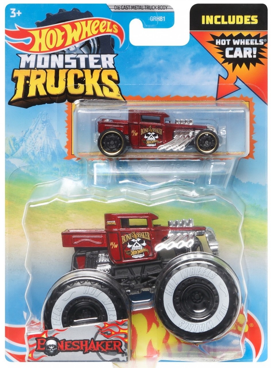 Set masinute Hot Wheels Monster Truck Boneshaker | Mattel