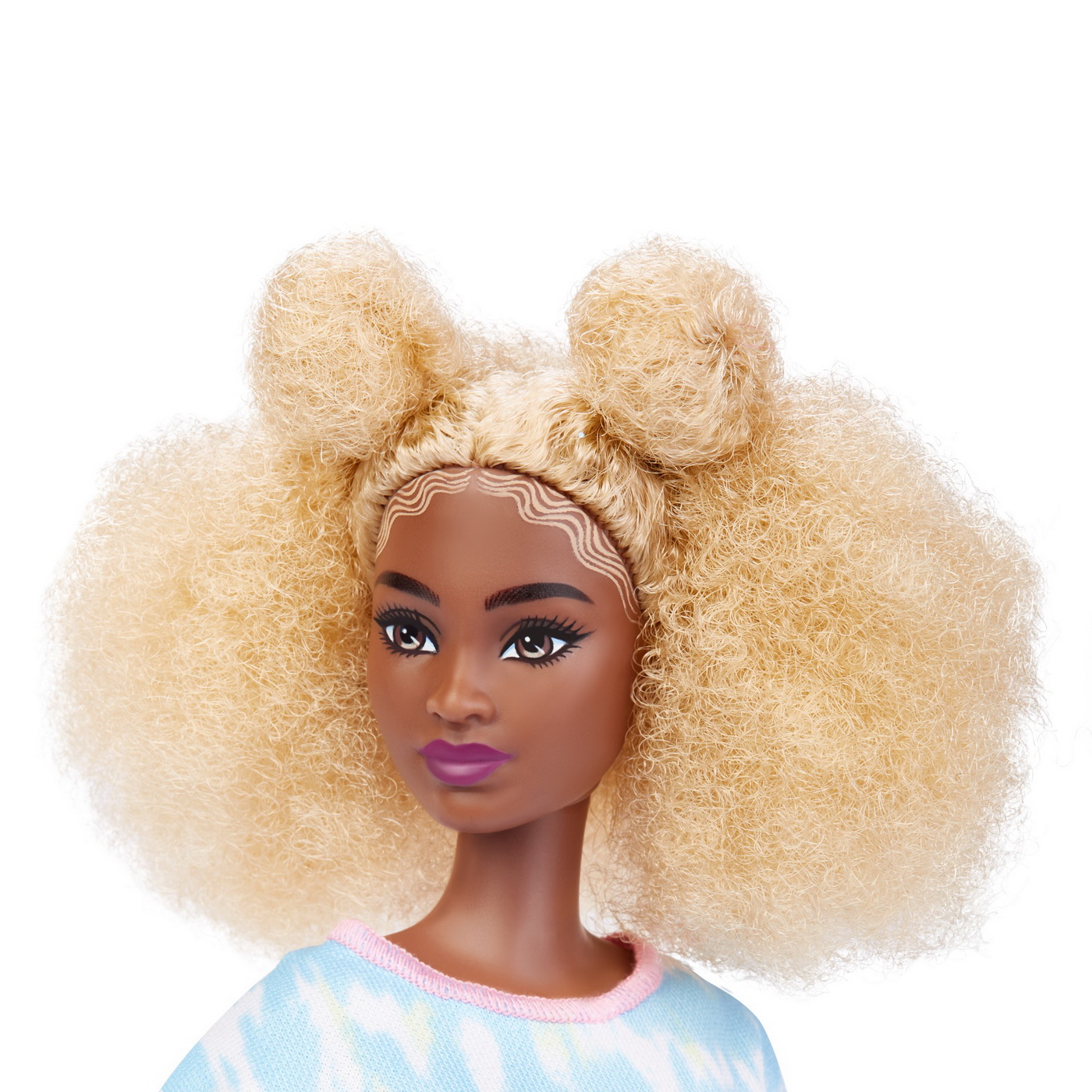 Papusa - Barbie Fashionistas cu par afro blond | Mattel - 4 | YEO