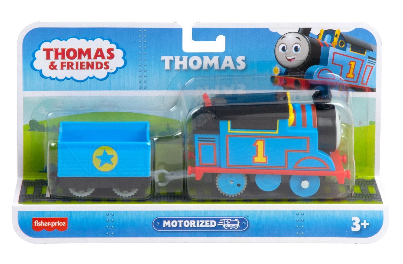 Jucarie - Thomas & Friends - Locomotiva motorizata cu vagon | Fisher-Price