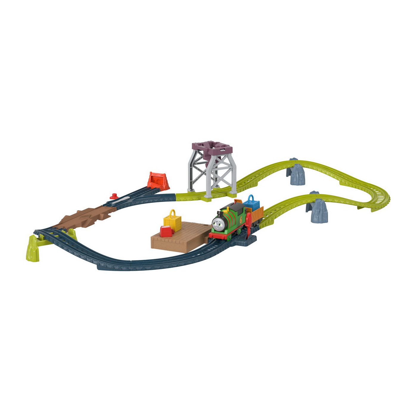 Set de joaca - Locomotiva Percy Motorizata si Accesorii | Fisher-Price - 8