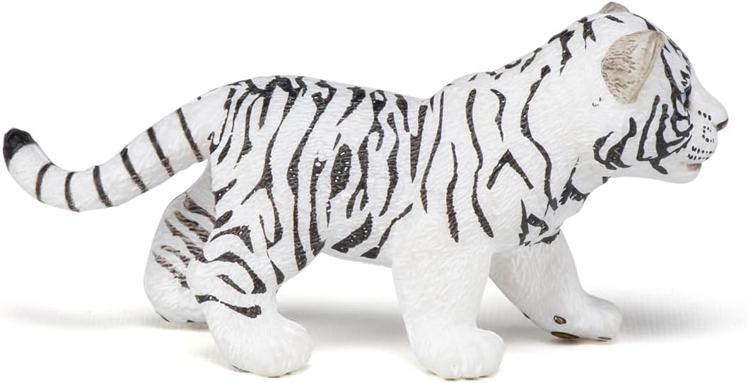 Figurina - Wild Animal Kingdom - White Tiger Cub | Papo - 2 | YEO