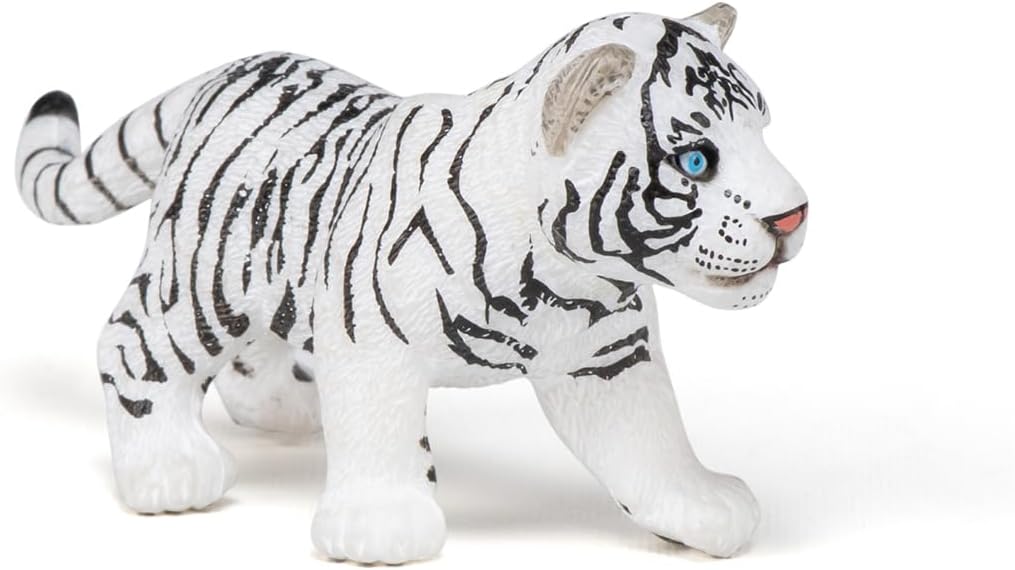 Figurina - Wild Animal Kingdom - White Tiger Cub | Papo - 1 | YEO