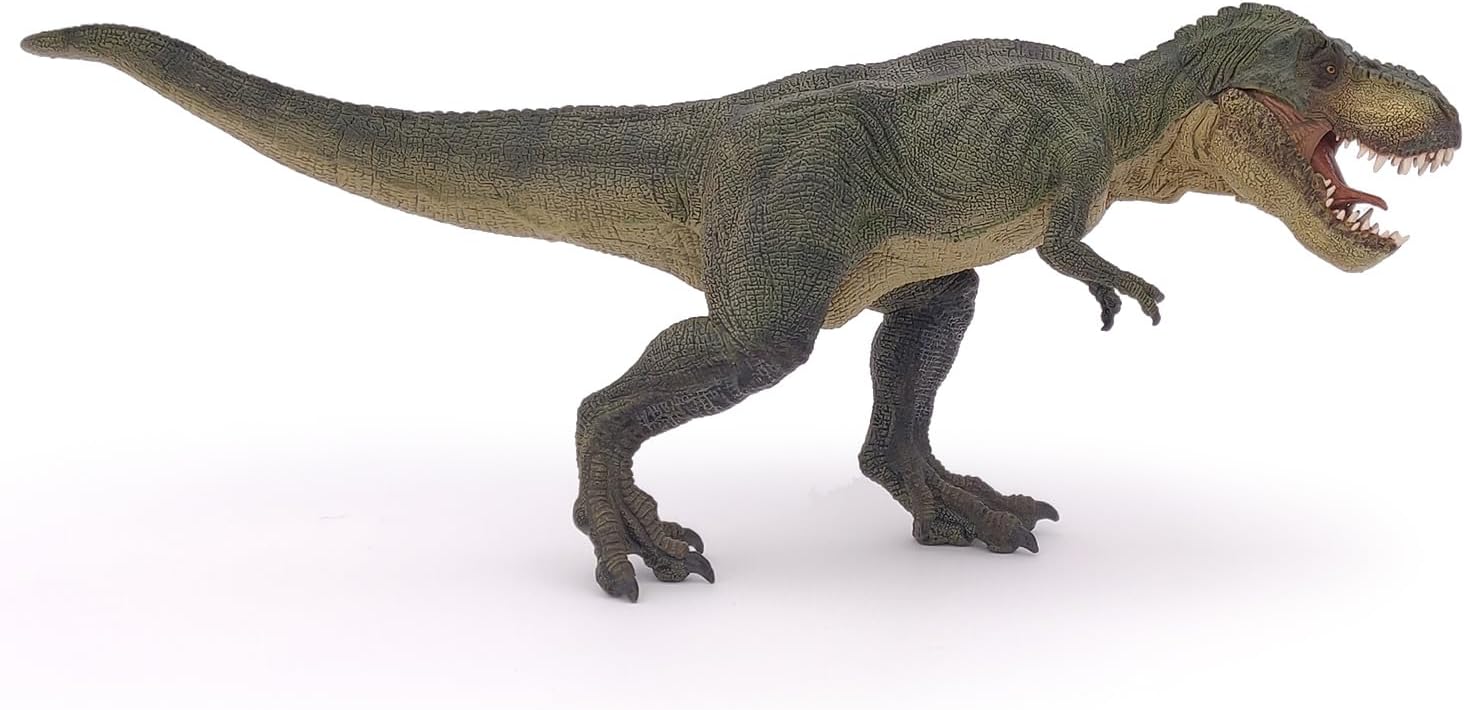 Figurina - Dinosaurs - Green Running T-Rex | Papo - 2 | YEO