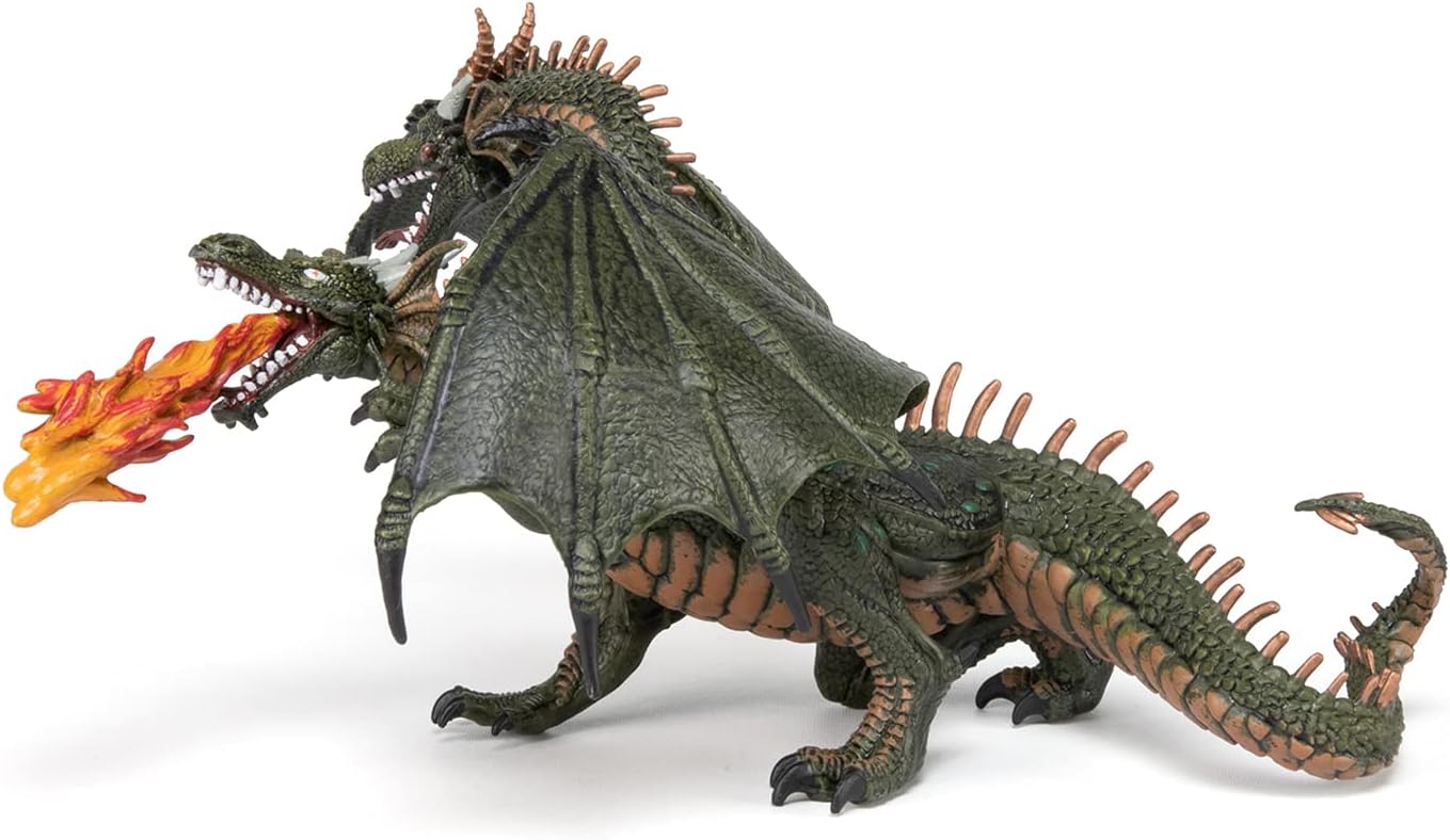 Figurina - Fantasy World - Two Headed Dragon | Papo - 4 | YEO