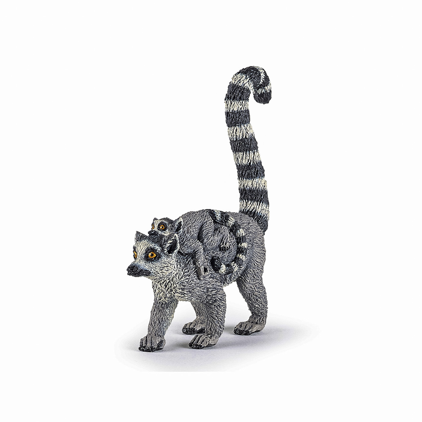 Figurina - Wild Animal Kingdom - Lemur and Baby | Papo