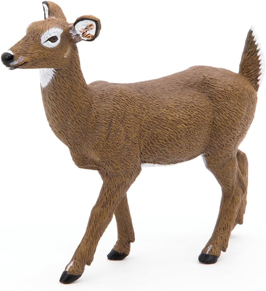 Figurina - Wild Animal Kingdom - White-Tailed Doe | Papo - 3 | YEO