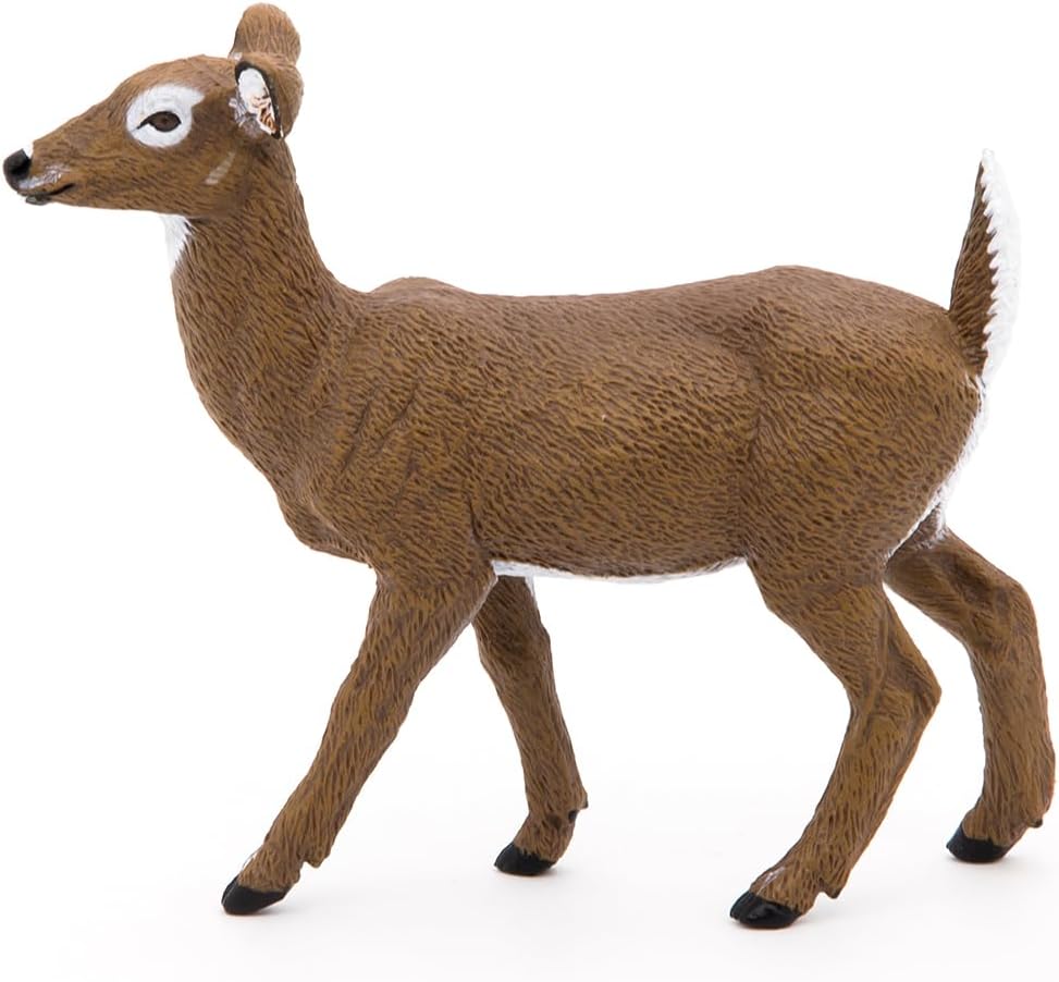 Figurina - Wild Animal Kingdom - White-Tailed Doe | Papo - 4 | YEO