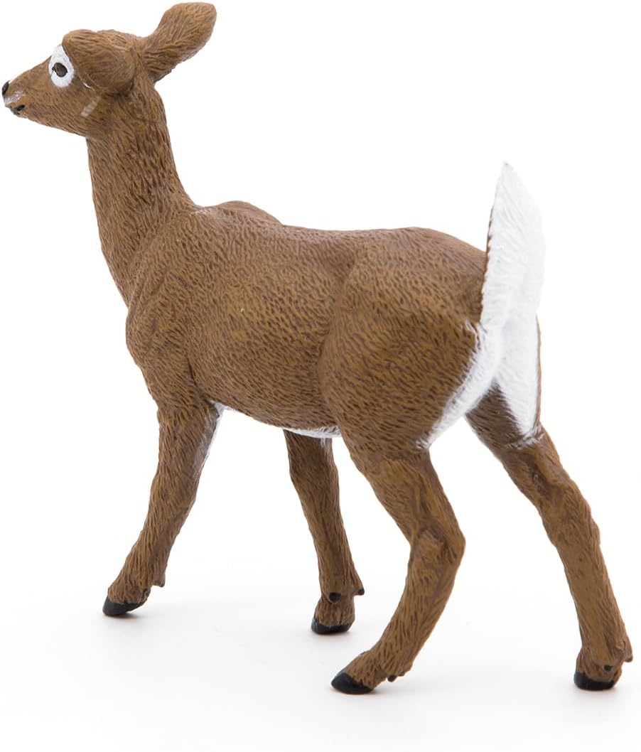 Figurina - Wild Animal Kingdom - White-Tailed Doe | Papo - 5 | YEO