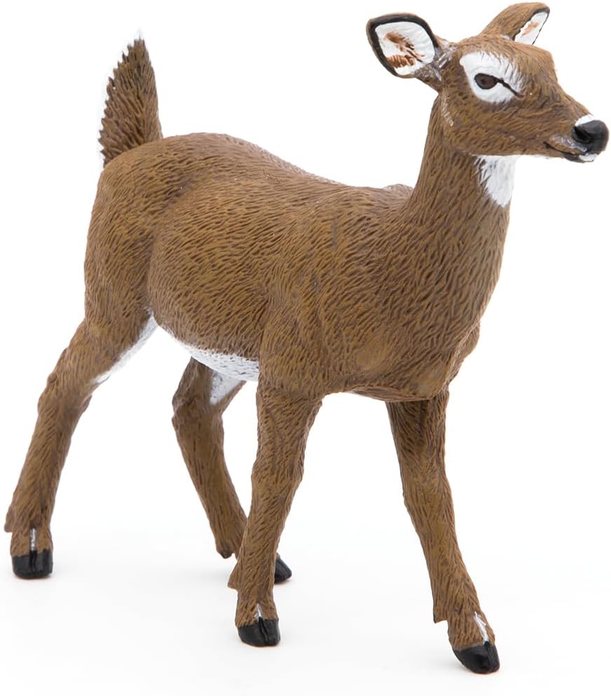 Figurina - Wild Animal Kingdom - White-Tailed Doe | Papo - 1 | YEO