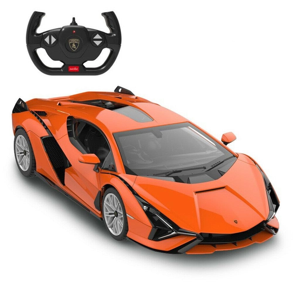 Masina cu Telecomanda - Lamborghini Sian FKP 37 - Portocaliu | Rastar - 5