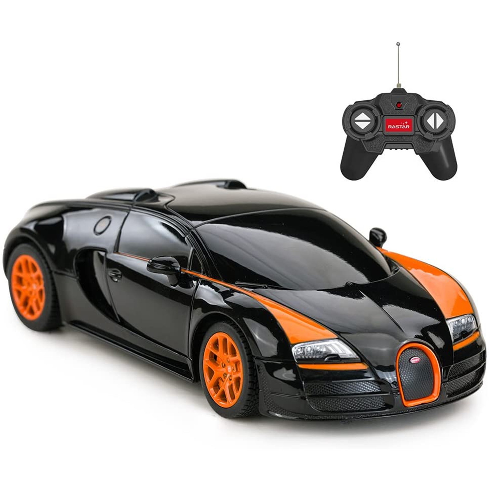 Masina cu telecomanda - Bugatti Grand Sport Vitesse, Negru | Rastar