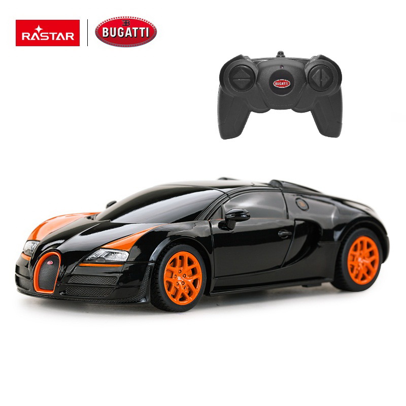 Masina cu telecomanda - Bugatti Grand Sport Vitesse, Negru | Rastar