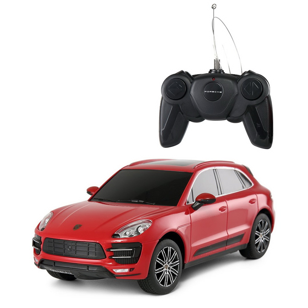 Masina cu telecomanda - Porsche Macan Turbo, Rosu, 1:24 | Rastar