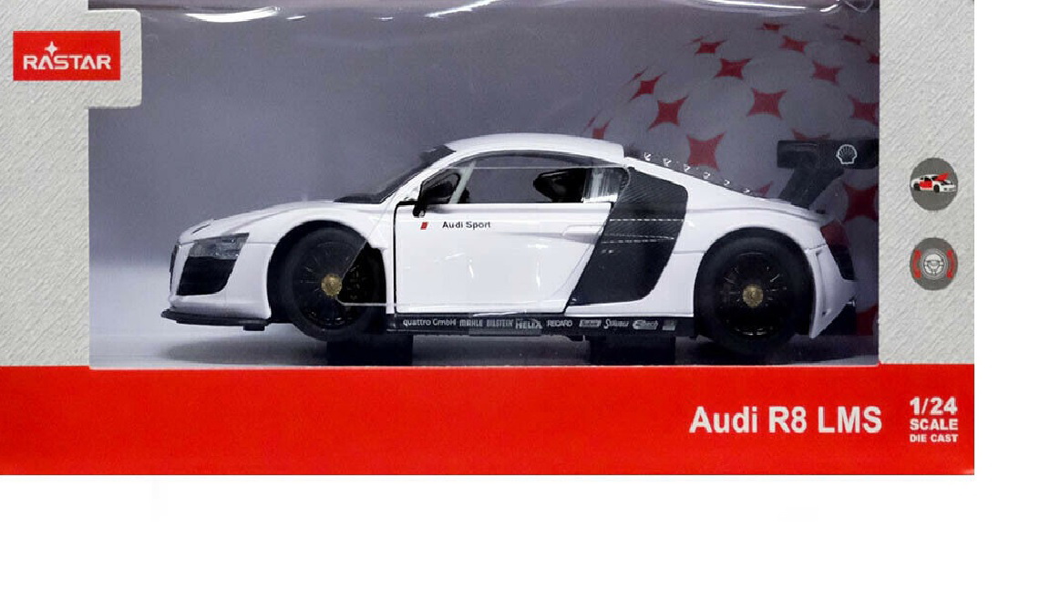 Masina metalica - Audi R8, Alb | Rastar