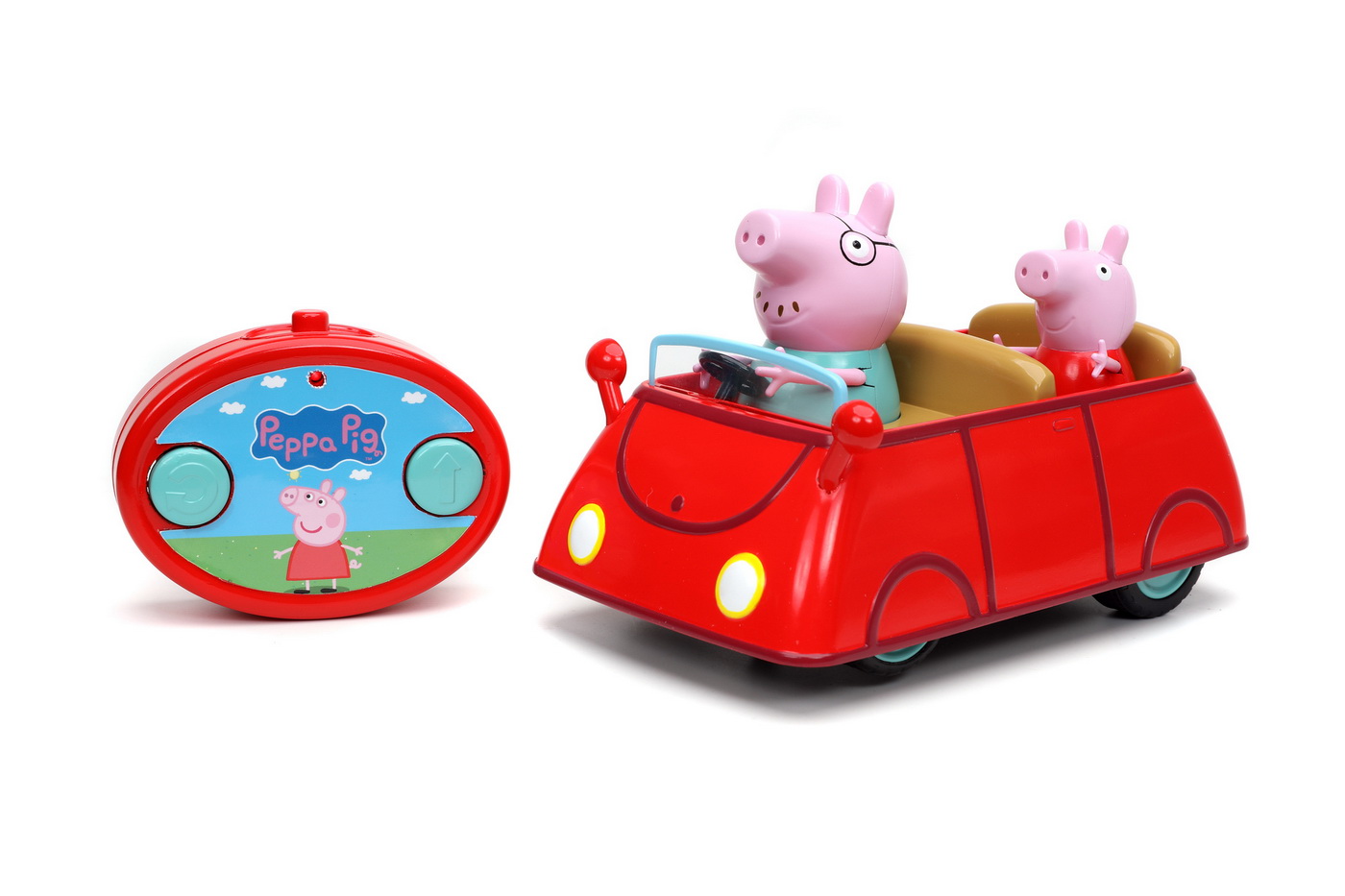Masina cu radiocomanda - Peppa Pig - Red Car RC | Jada Toys - 8