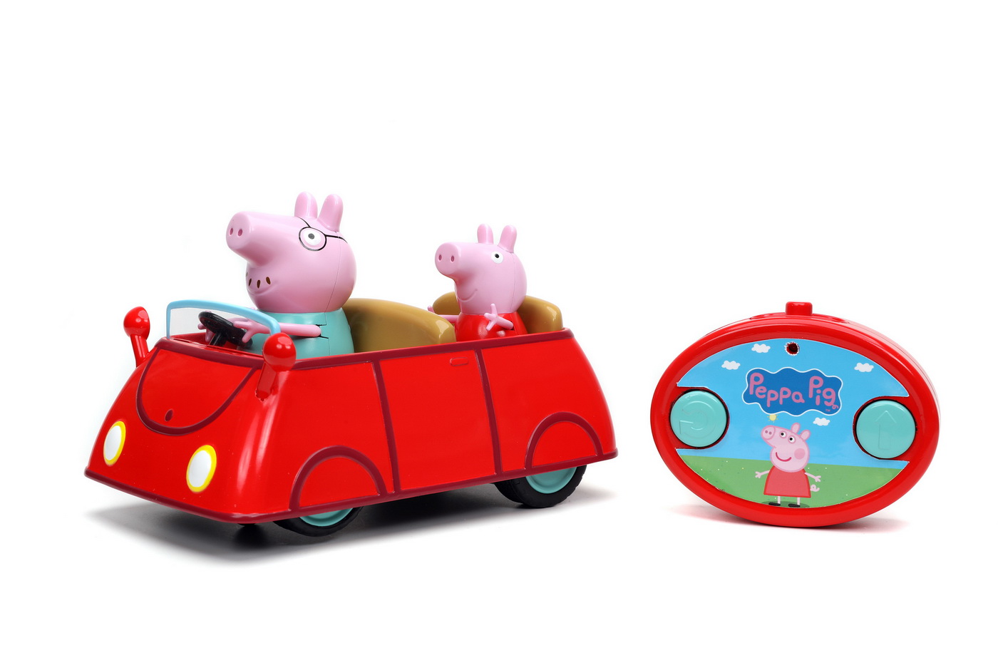 Masina cu radiocomanda - Peppa Pig - Red Car RC | Jada Toys - 7