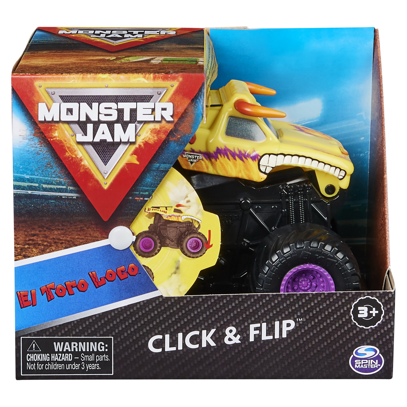 Masina - Monster Jam Click Flip - El Toro Loco | Spin Master