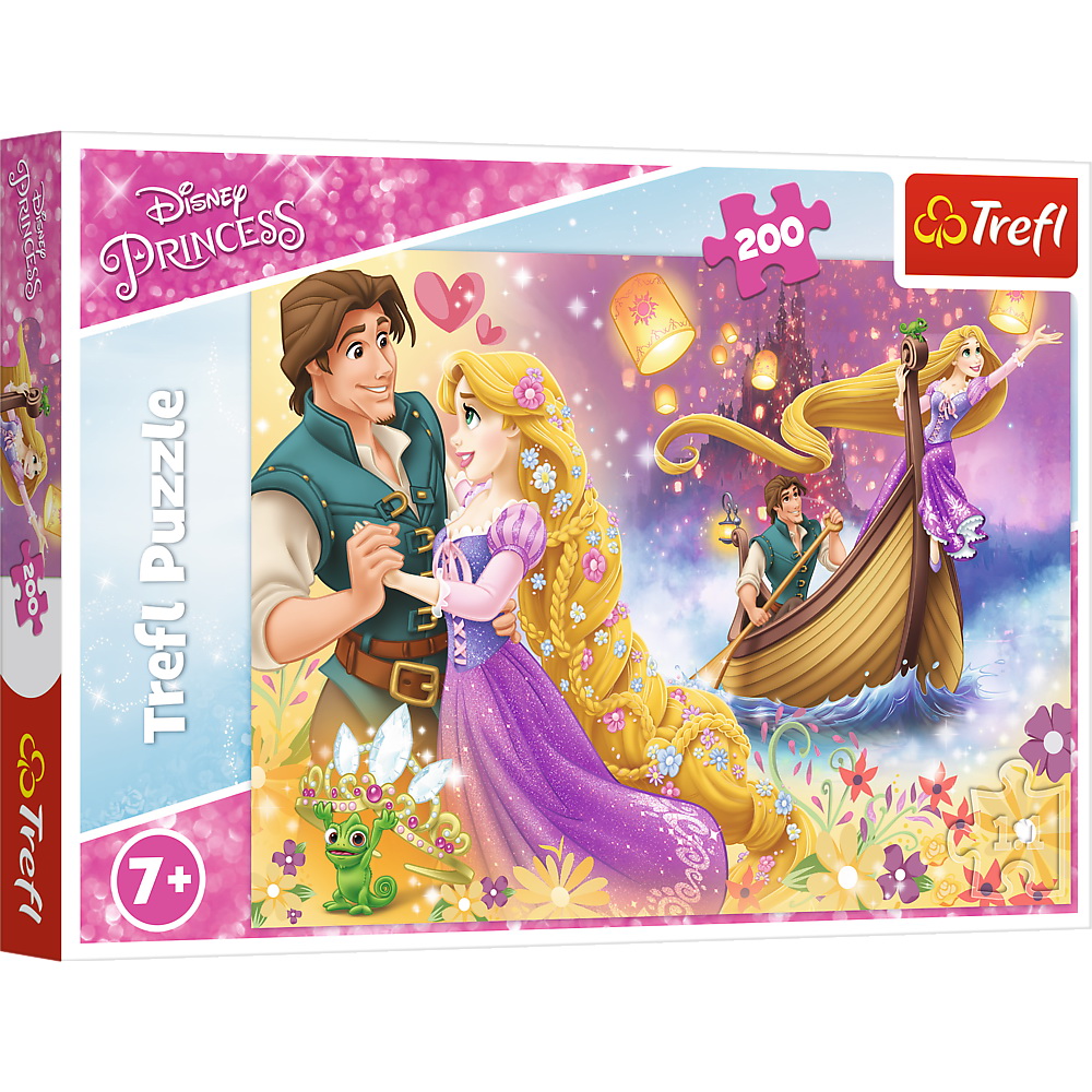 Puzzle 200 piese - Lumea magica a printesei Rapunzel | Trefl image