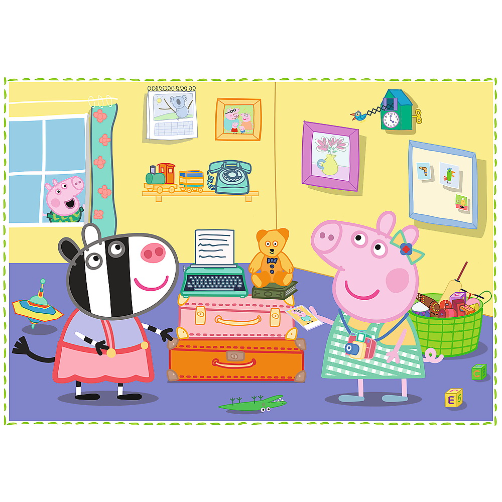 Puzzle 4 in 1 - Peppa Pig | Trefl - 1