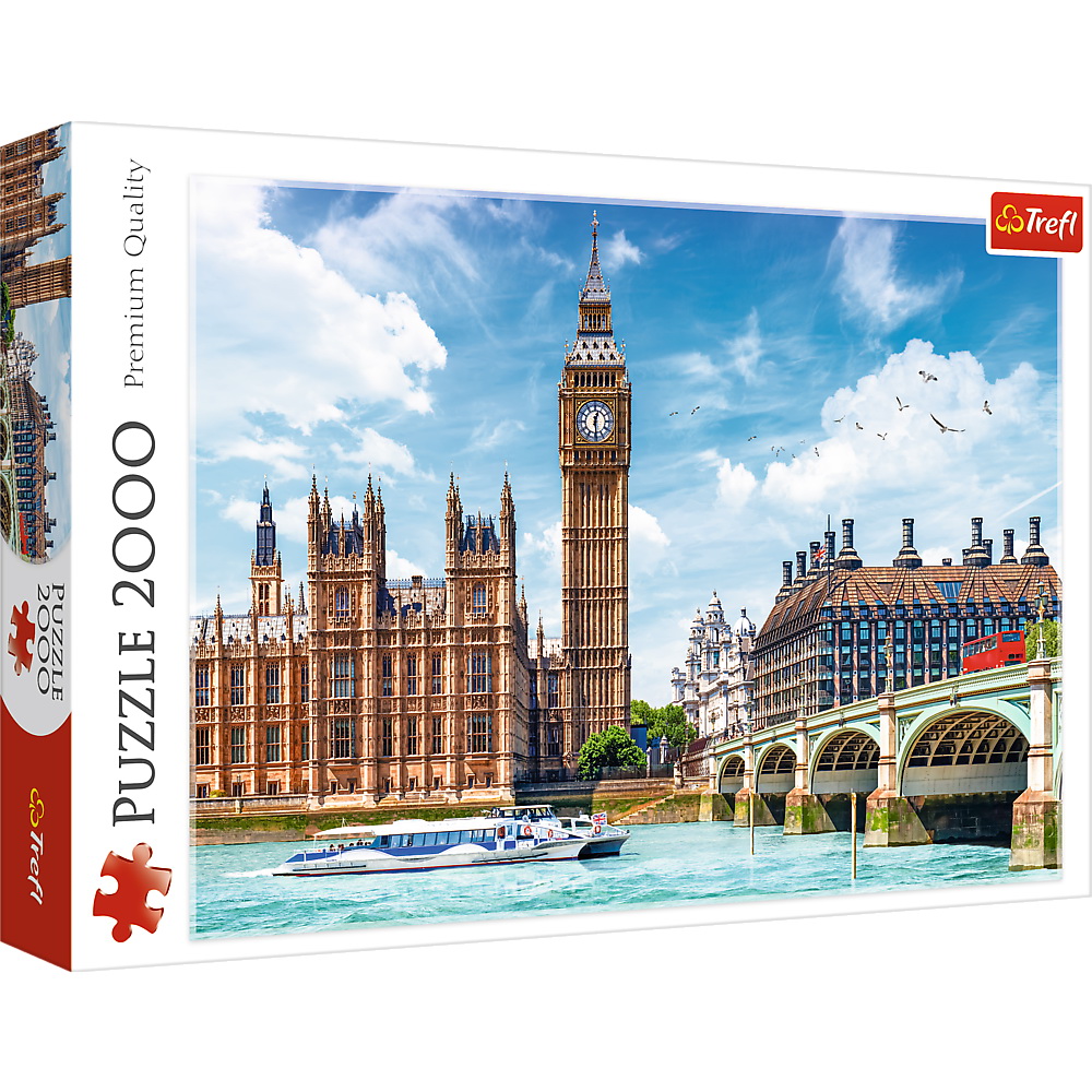 Puzzle 2000 piese - Londra Big Ben | Trefl - 2 | YEO