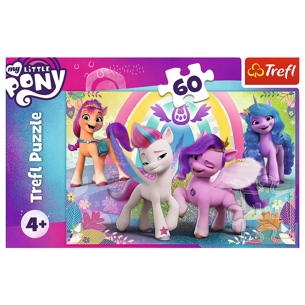 Puzzle 60 piese - My Little Pony - Poneii minunati | Trefl