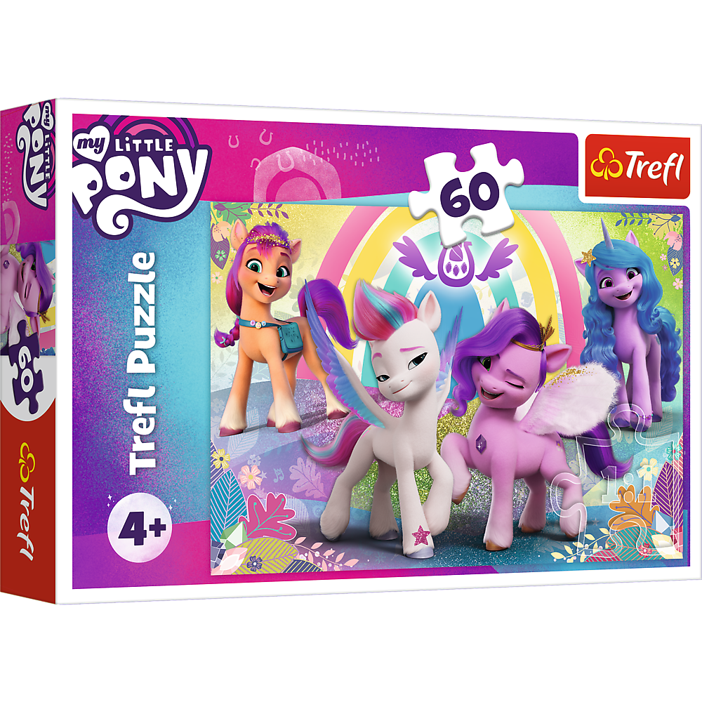 Puzzle 60 piese - My Little Pony - Poneii minunati | Trefl - 1