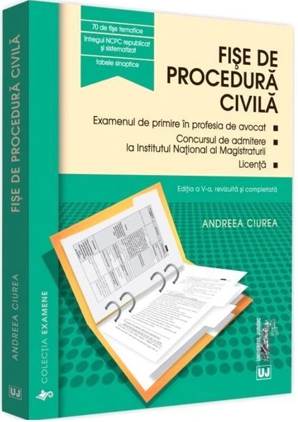 Fise de procedura civila | Andreea Ciurea carturesti.ro Carte