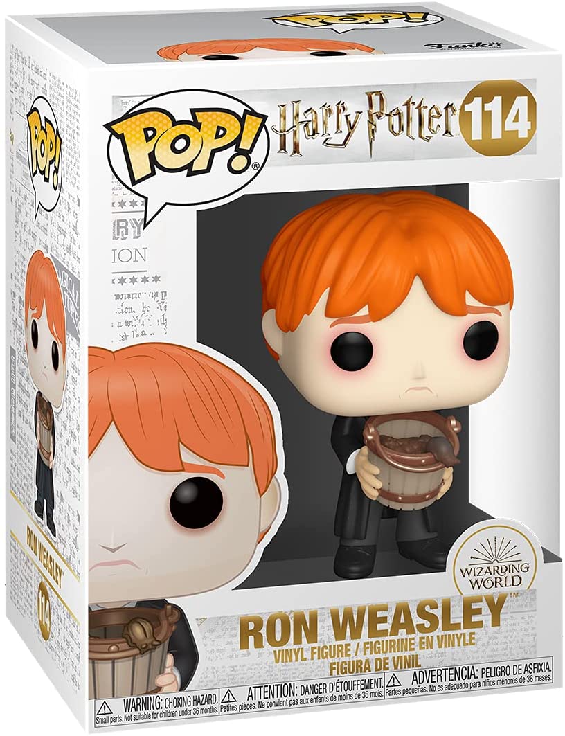 Figurina - Harry Potter - Ron Weasley - Slugs with Bucket | Funko