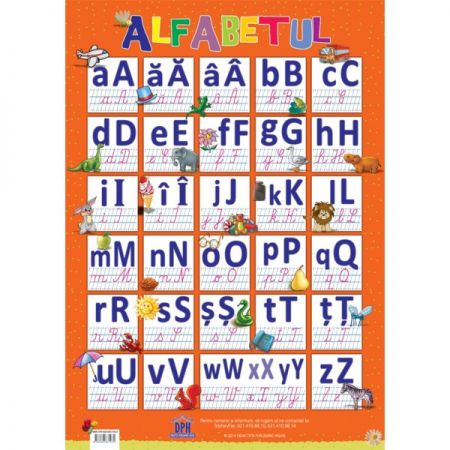 Plansa Alfabet | carturesti.ro imagine 2022