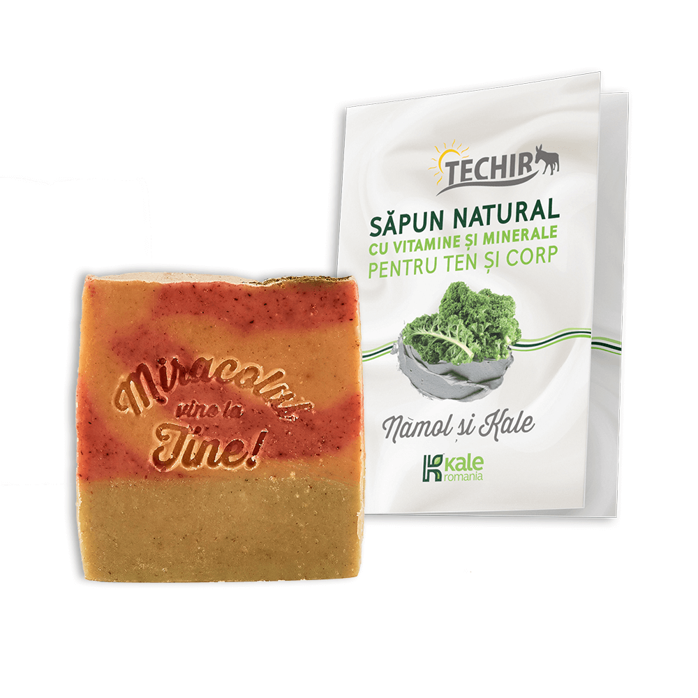 Sapun natural cu minerale si vitamine - Kale si namol | Techir - 1 | YEO