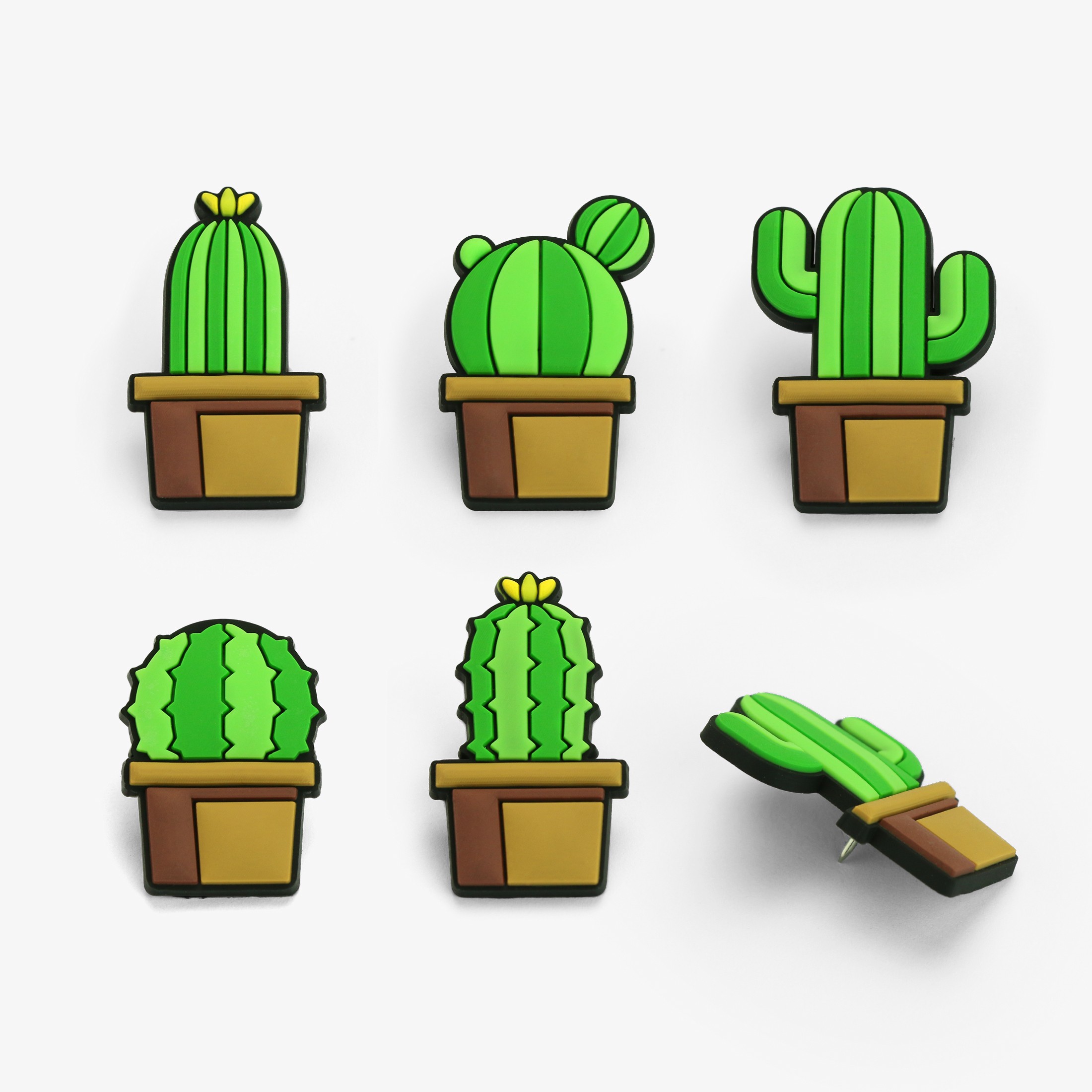 Set 5 pioneze - Cactus | Just Mustard