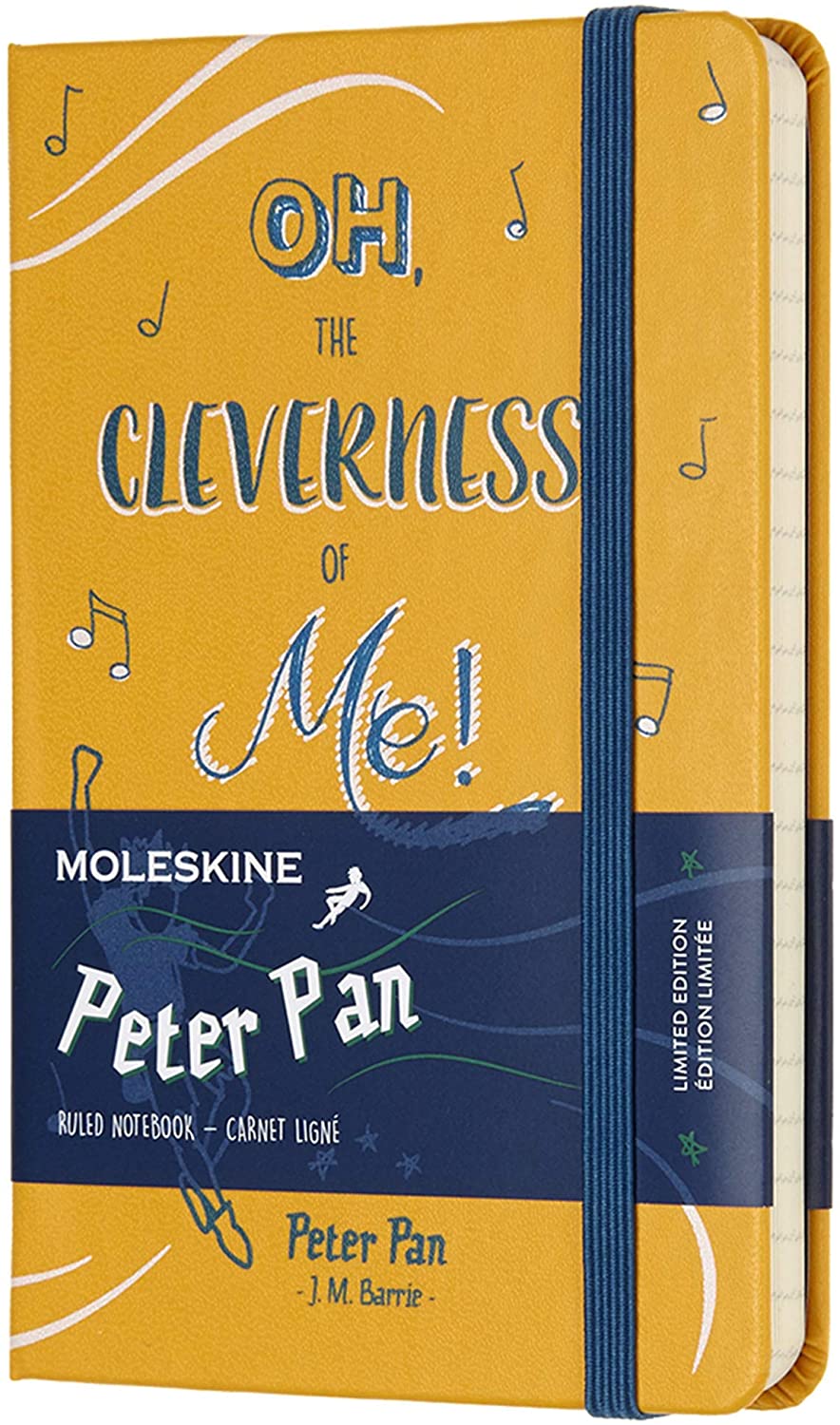 Carnet Moleskine - Peter Pan Limited Edition Peter Orange Yellow Pocket Ruled Notebook Hard | Moleskine